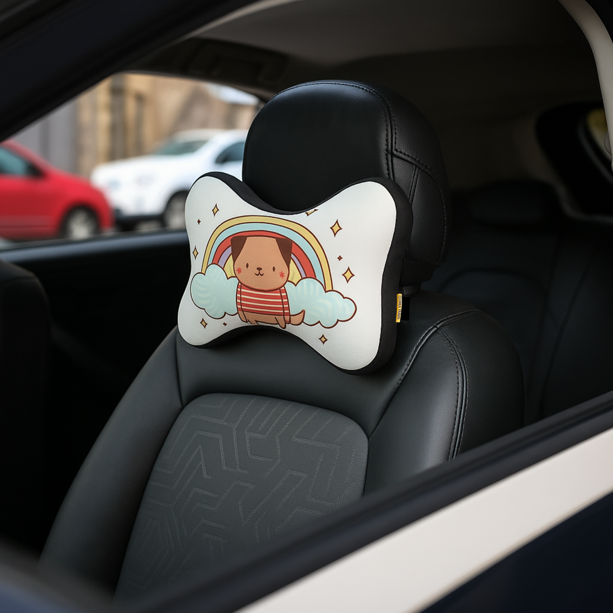 Car Neck Memory Foam Pack of 1 Cute Cloud