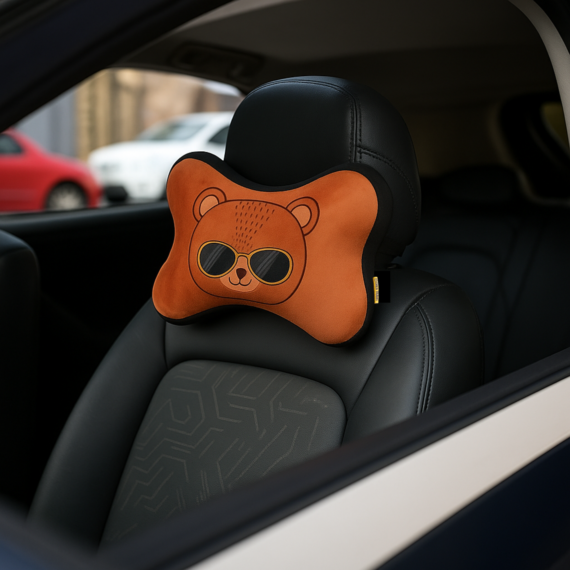 Car Neck Memory Foam Pack of 1 Bear