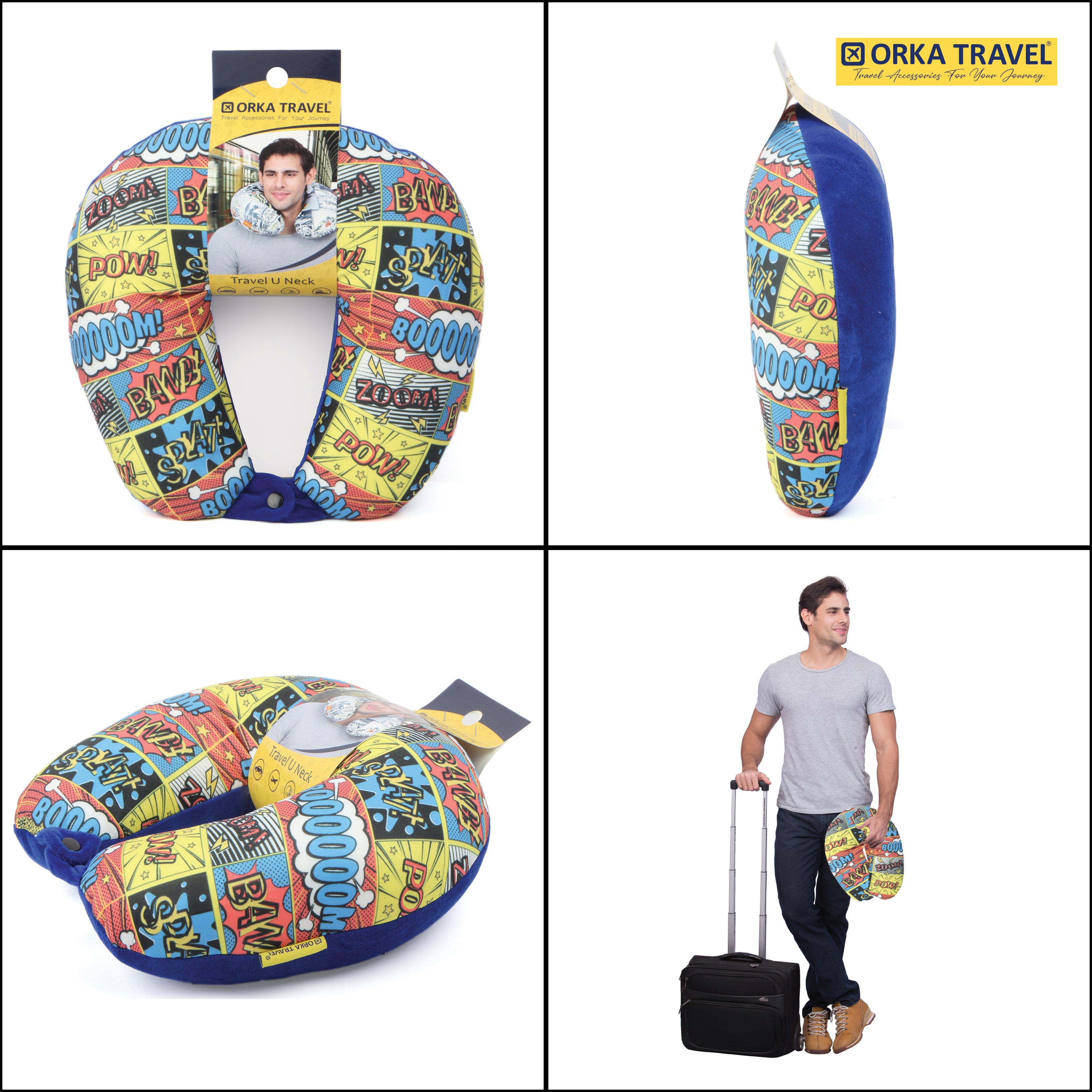 Neck Pillow Micro Bead Boom Theme