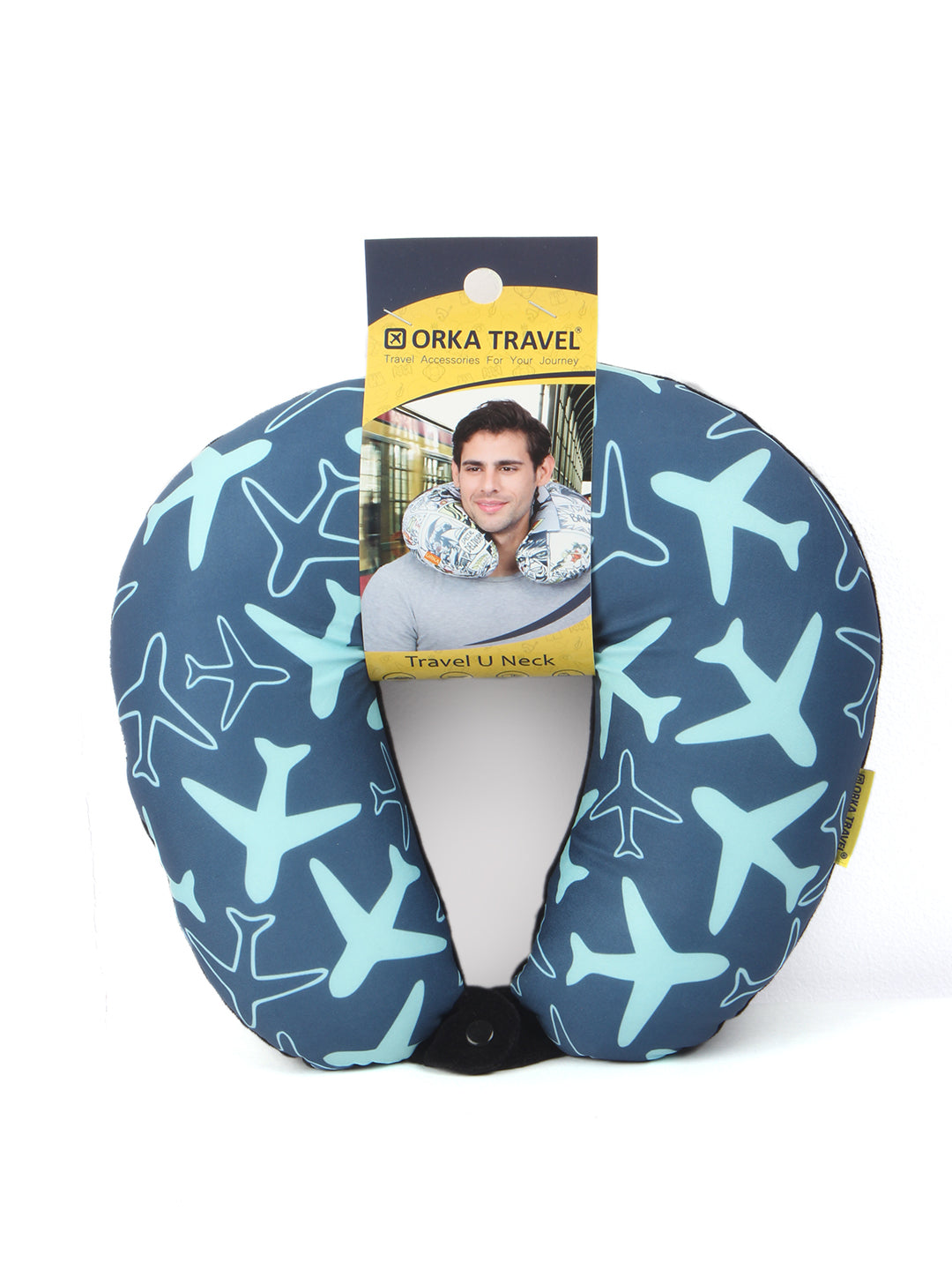 Micro Bead U Neck Travel Theme
