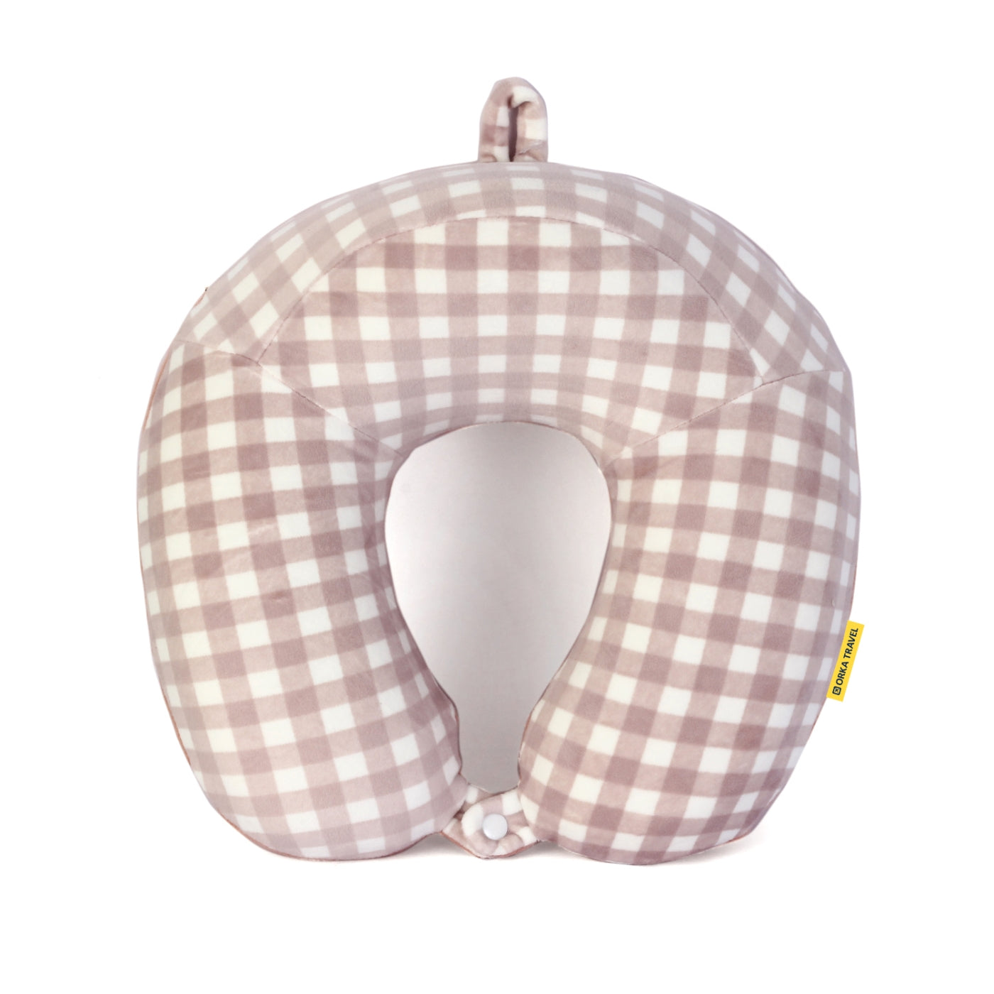 High Back Neck Pillow Memory Foam Rose Gold