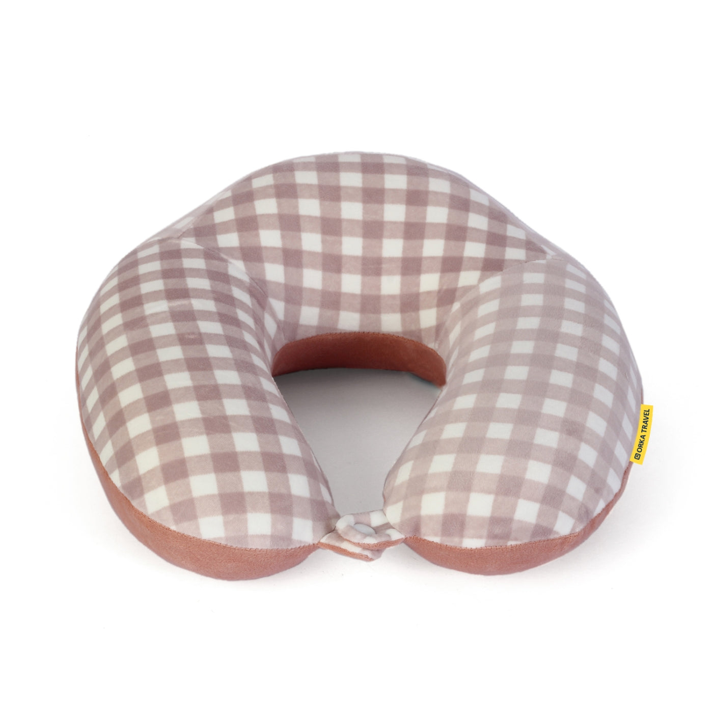 High Back Neck Pillow Memory Foam Rose Gold