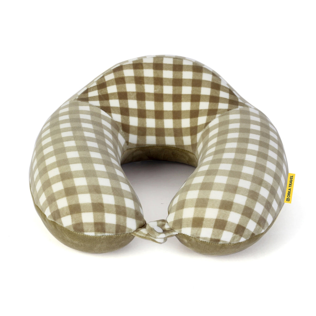 High Back Neck Pillow Olive Green