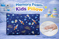 Memory Foam Kids Pillow Space Dino