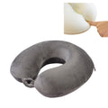 Travel U Neck Memory Foam Black