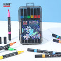 Glitter dual Tip Marker 24 Colour