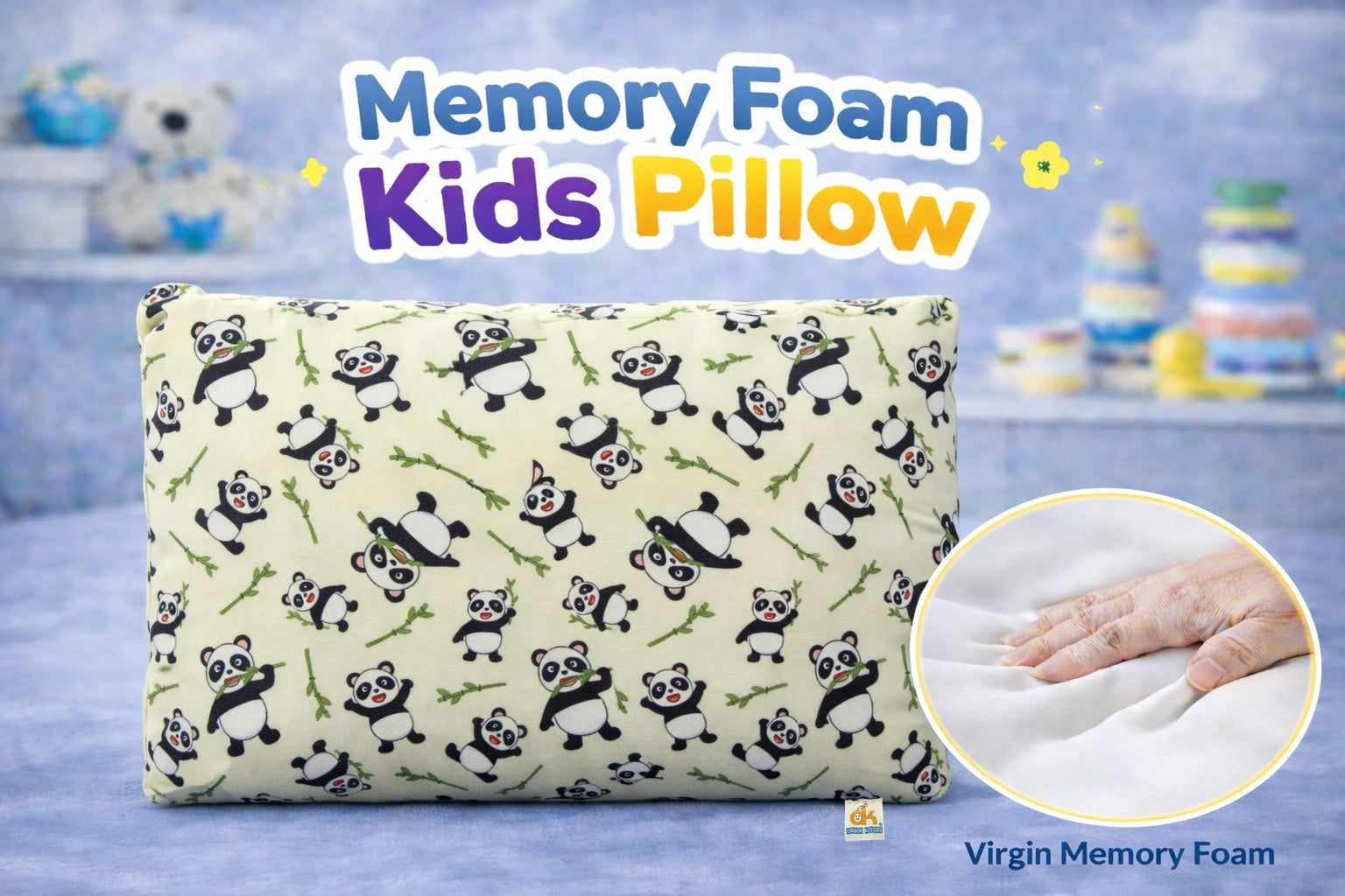 Memory Foam Kids Pillow Panda